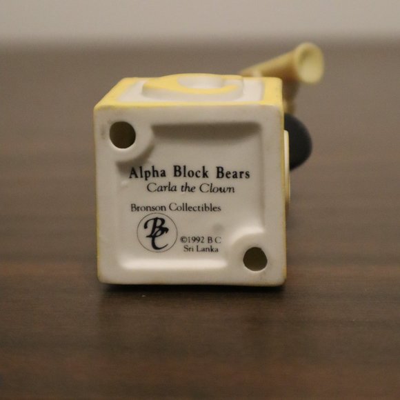 Alpha Block Bears Bronson Collectables "C", "J" or "X" - One Statue Per Purchase - Picture 14 of 15